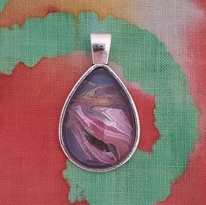 Handmade Teardrop Pendant Necklace
